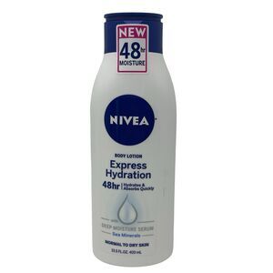 Nivea Express Hydration Body Lotion Deep Moisture  Serum Sea Minerals 13.5 oz